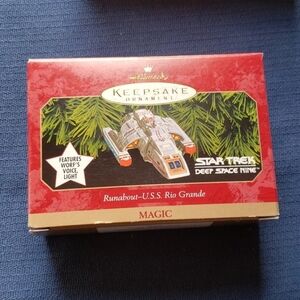 Star Trek Runabout U.S.S. Rio Grande Hallmark Ornament